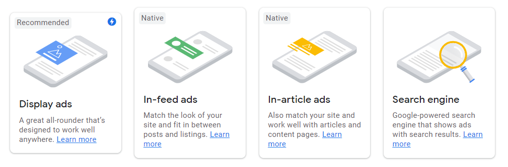 Adsense Ad Formats