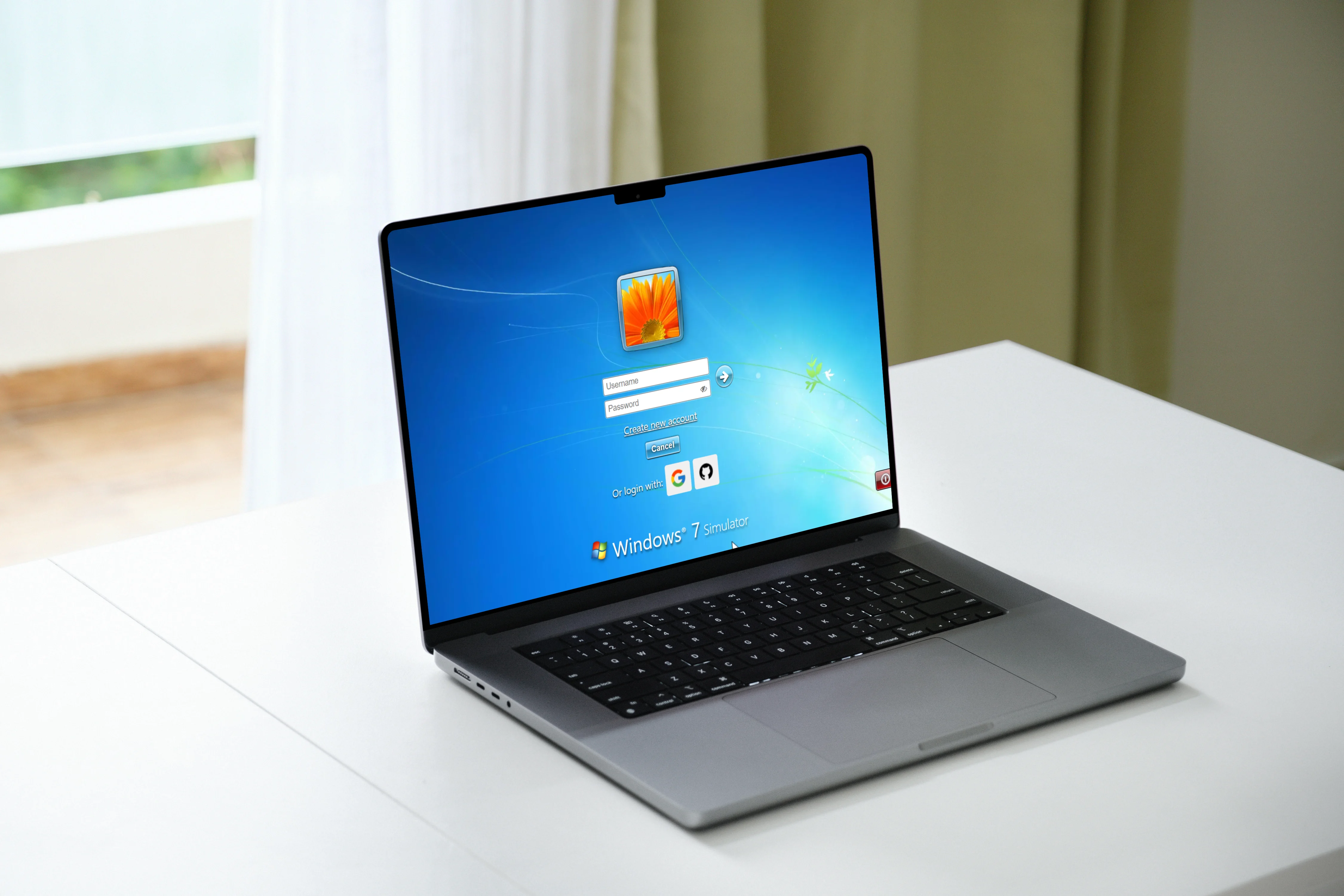 Win7 Simu on Macbook