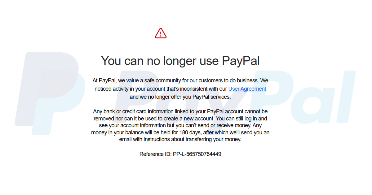 Be careful when choosing PayPal