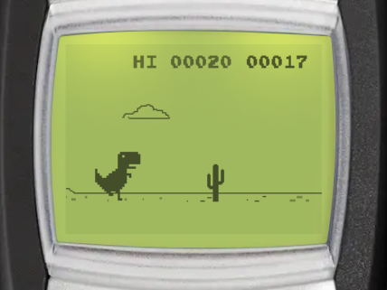 Chrome Dino gameplay