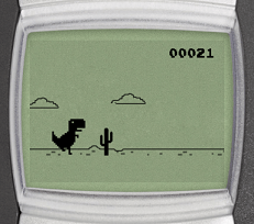 Chrome Dino gameplay