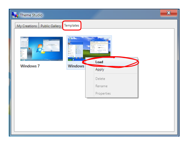 Getting started - Select template