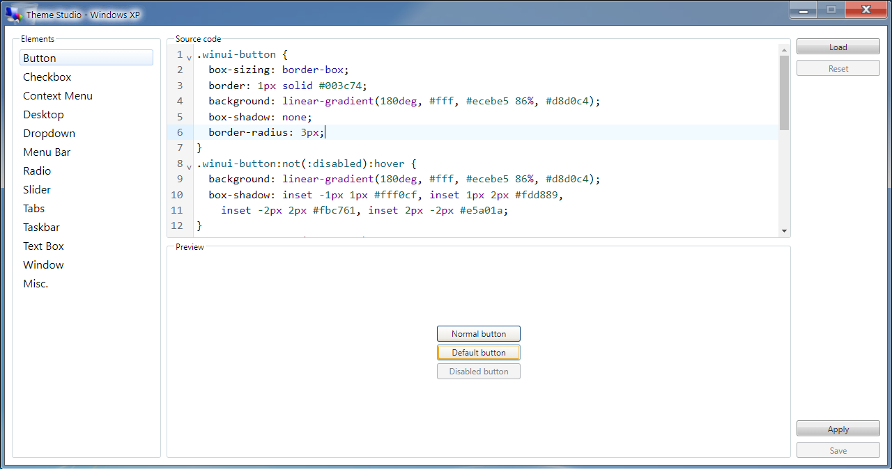 Getting started - Edit template's source code