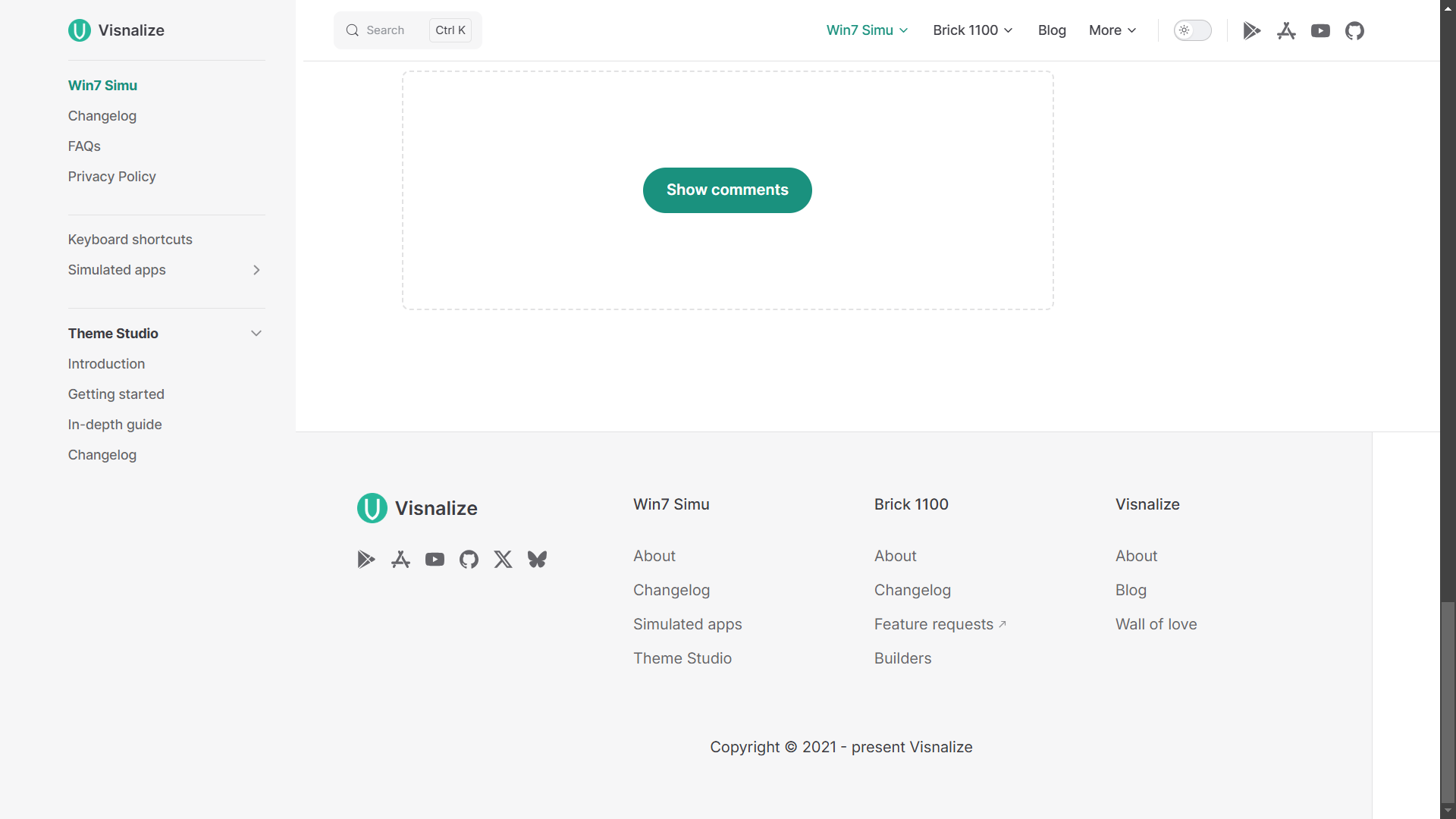 Refined layout, new footer